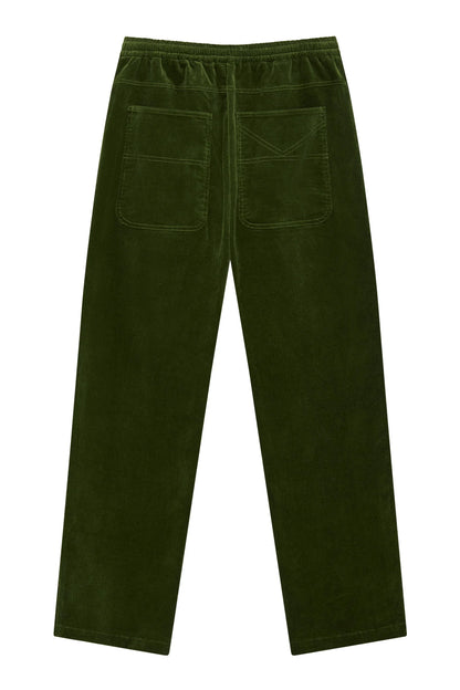 Komodo Andro Organic Cotton Cord Trouser Pine Green - Size: XL