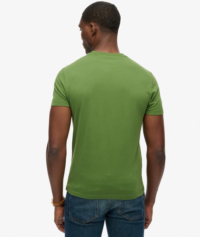 Superdry Organic Cotton Essential Logo T-Shirt Artichoke Green