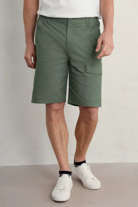 Seasalt clothing Seasalt Men's Tillerman Organic Cotton Cargo Shorts Dark Balsam mens shorts green shorts