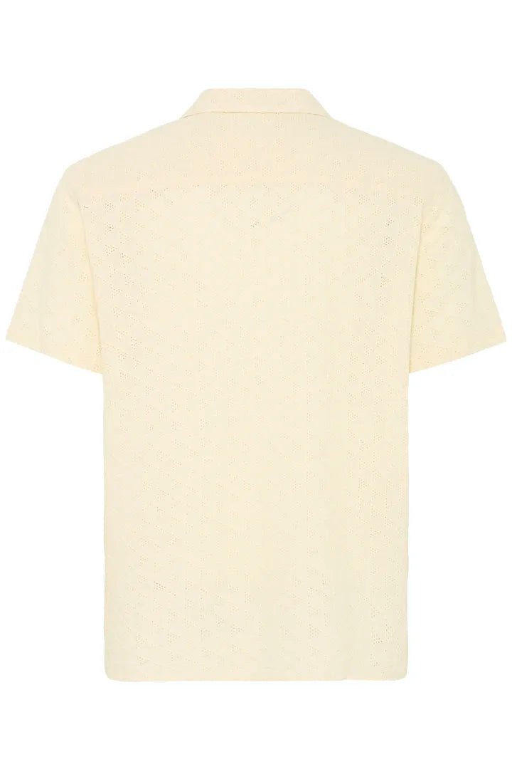 Blend Aulia Short Sleeved Shirt Bleached Sands