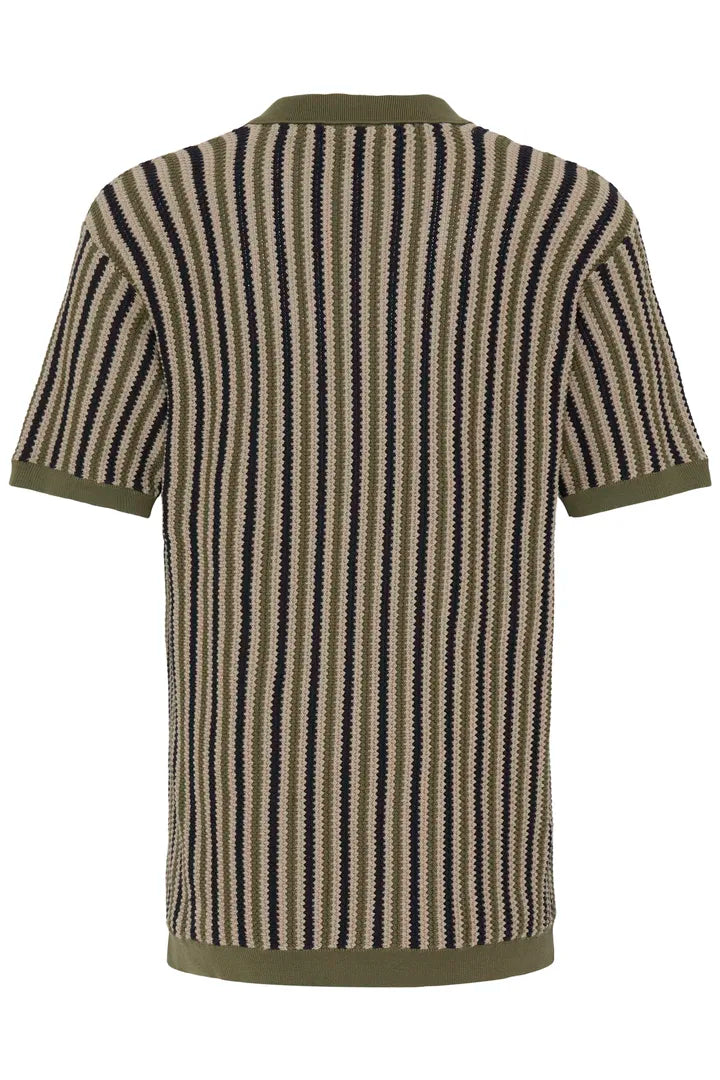 Blend Carly Polo Knit Top Winter Moss