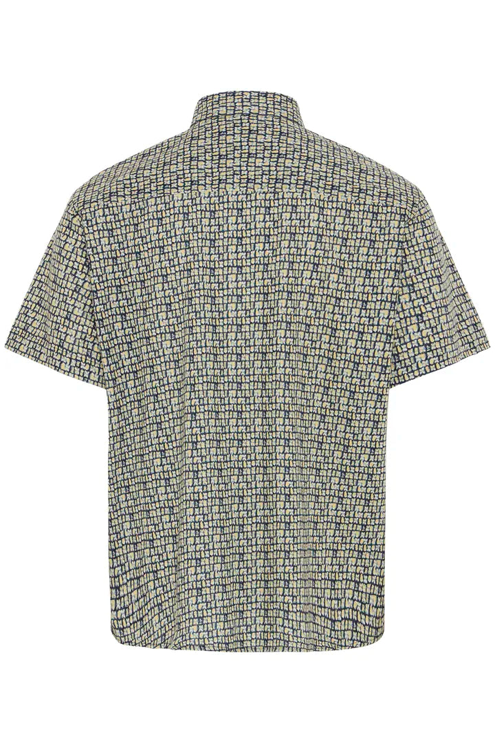 Blend Dimy Slub Short Sleeved Shirt Salute