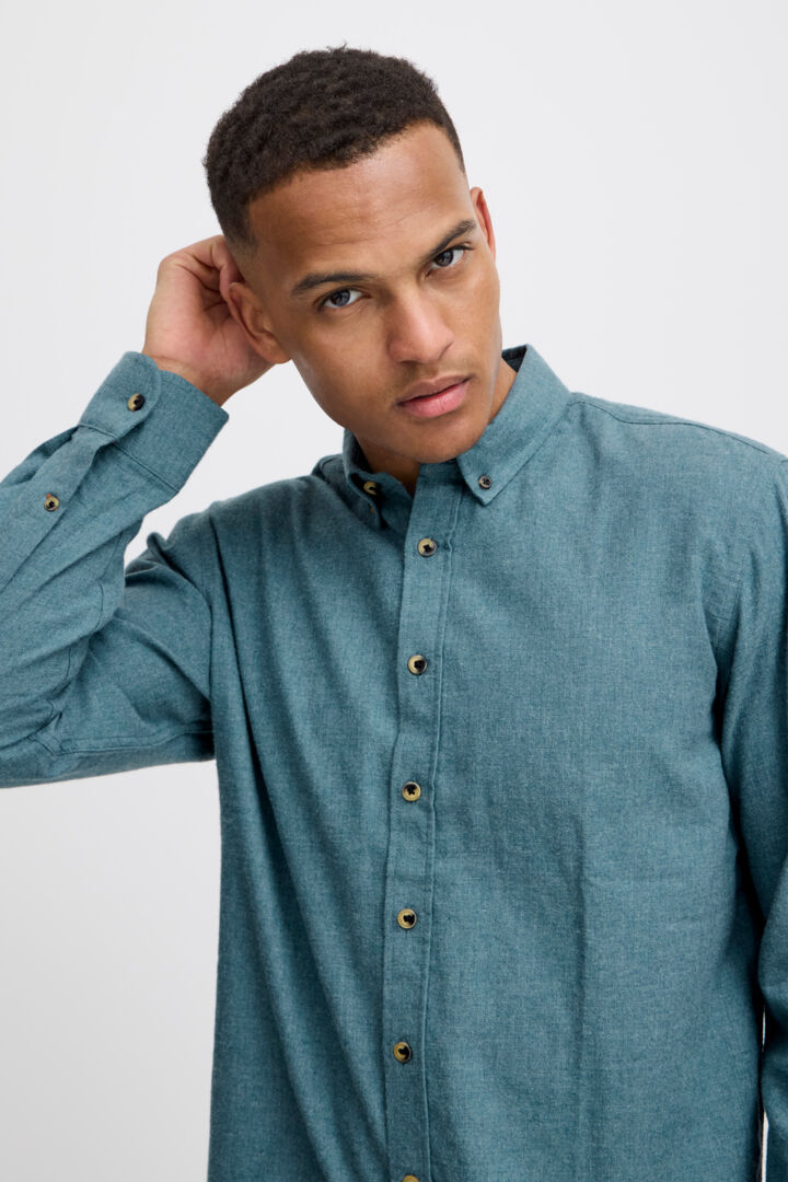 Blend Long Sleeved Shirt Bluestone