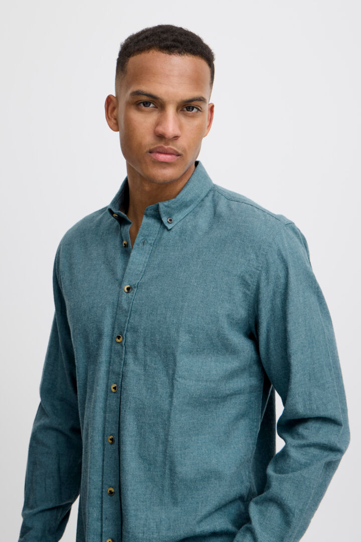 Blend Long Sleeved Shirt Bluestone