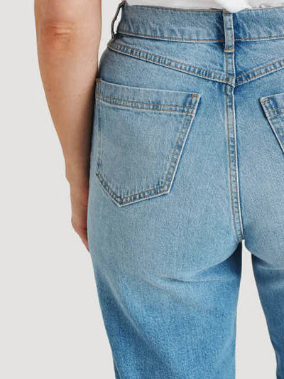 Thought Essential Organic Cotton Boyfriend Jeans Vintage Blue