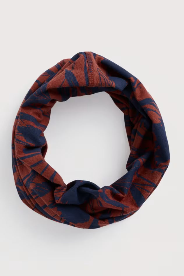 Seasalt Organic Cotton Handyband Windswept Floral Burgundy