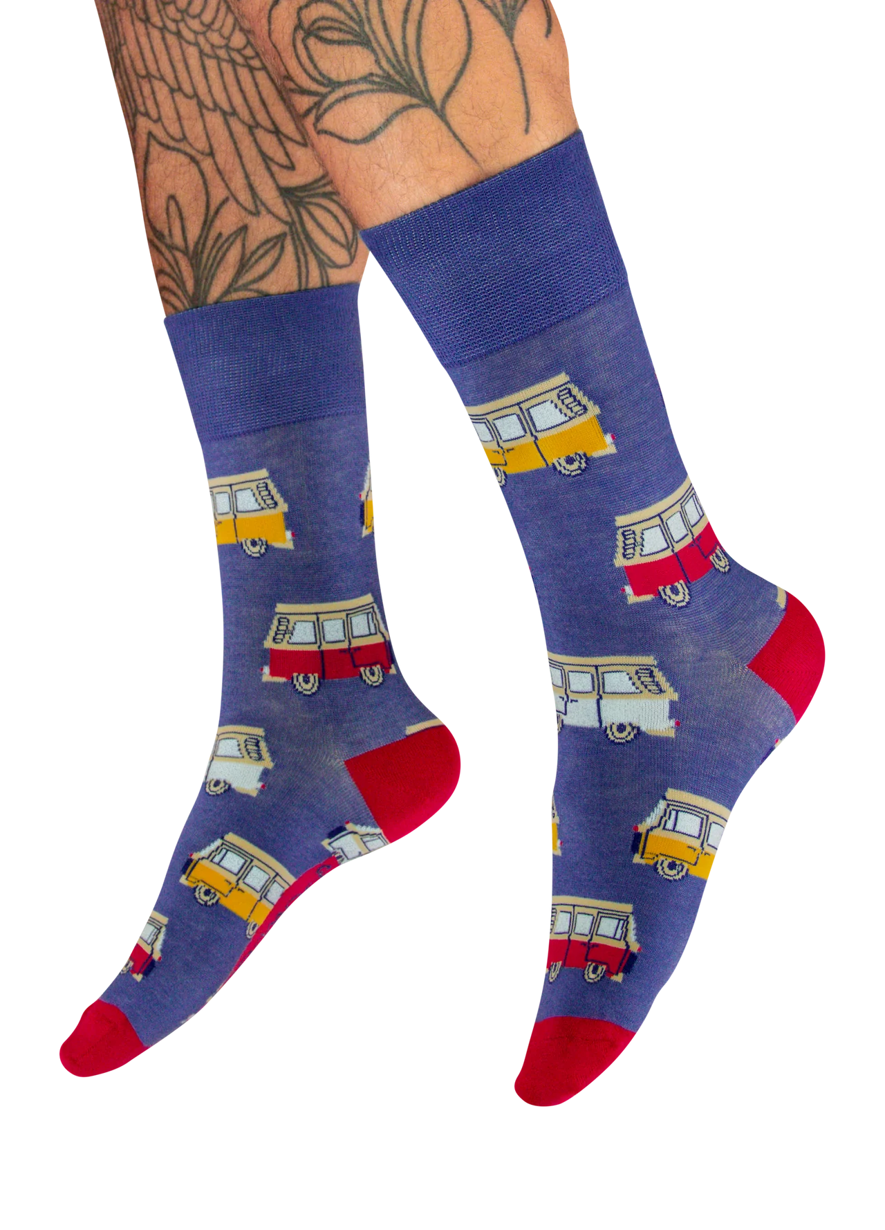 Powder Vintage Van Men's Socks Denim