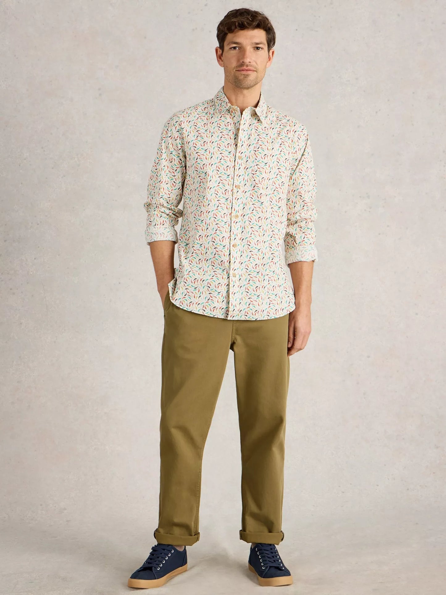White Stuff Salcombe Chillis Printed Shirt White
