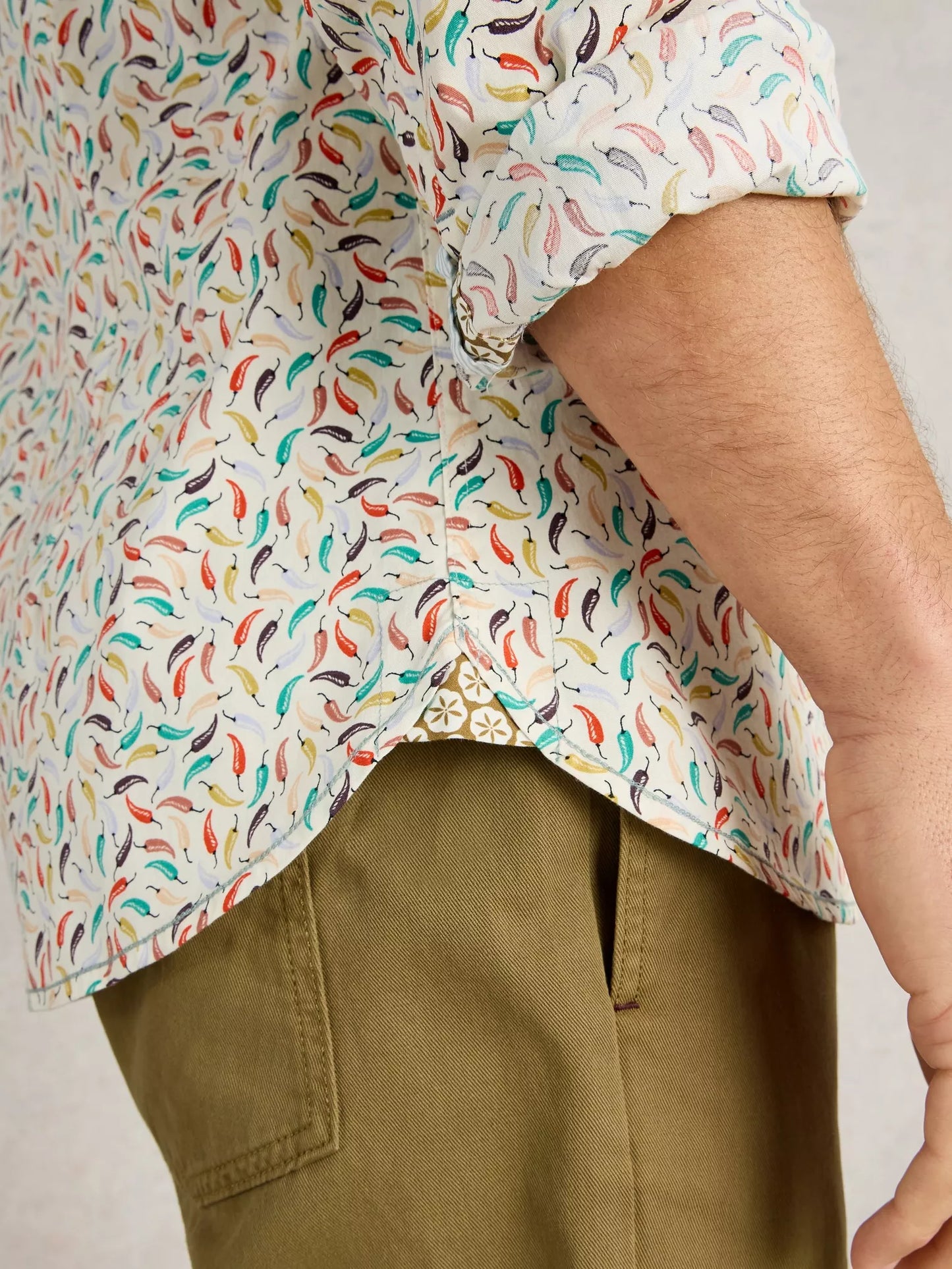 White Stuff Salcombe Chillis Printed Shirt White