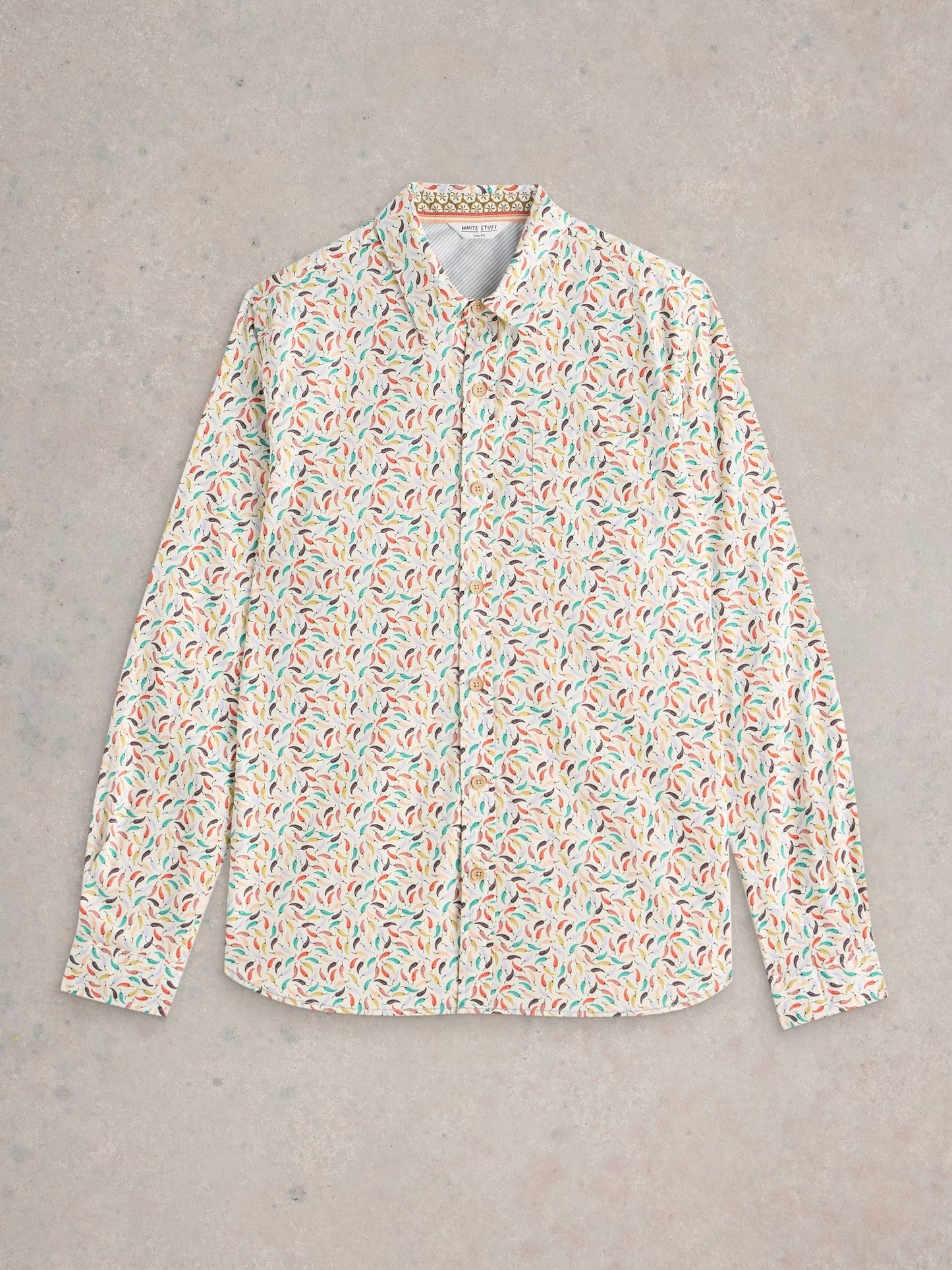 White Stuff Salcombe Chillis Printed Shirt White