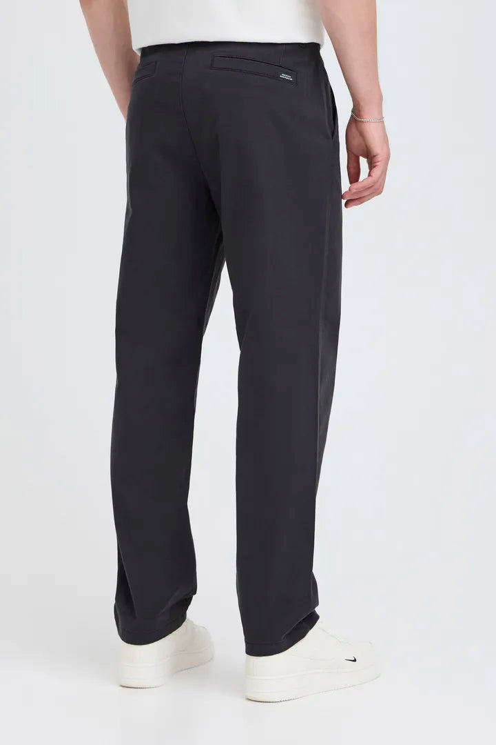 Blend Wide Leg Chino Trouser Dark Navy Blue