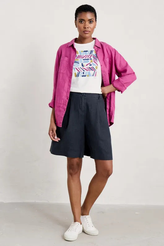 Seasalt Clover Bloom Shorts Maritime