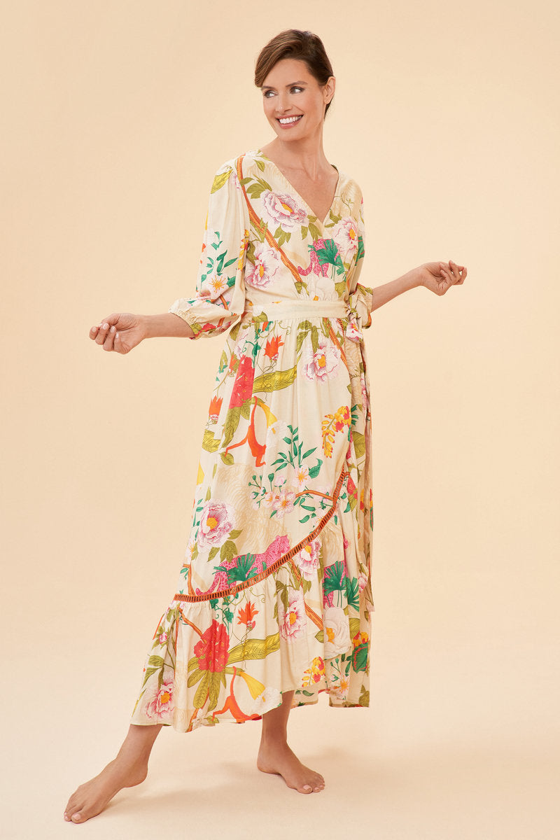Powder Accessories Powder Clothing Powder Tropical Flora & Fauna Dress Coconut Wrap yourself in Powder prints this season!