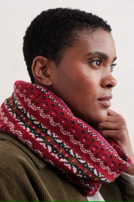 Touchstone Snood Well House Dahlia Mix Seasalt clothing womens snood A beautifully soft snood