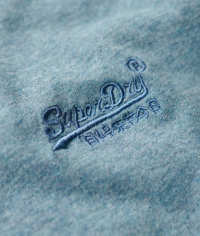 Superdry Organic Cotton Essential Logo T-Shirt Desert Sky Blue Grit