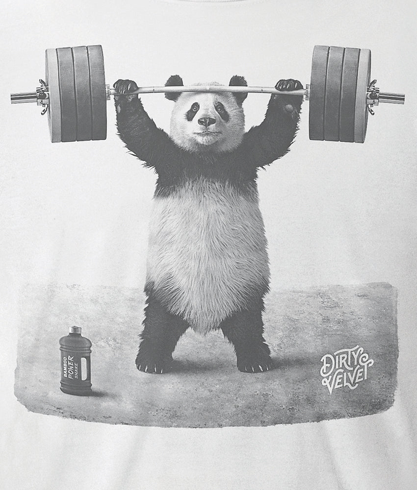 Dirty Velvet Panda Power T-shirt