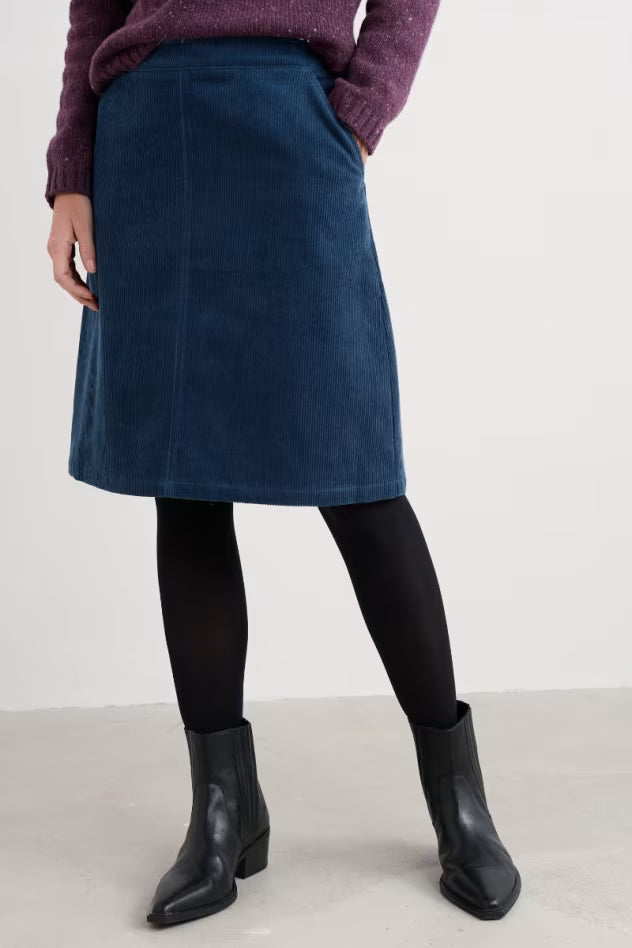 Seasalt Dovetail A-Line Skirt Sea Cave