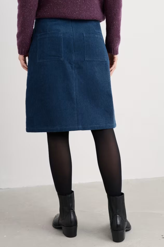 Seasalt Dovetail A-Line Skirt Sea Cave