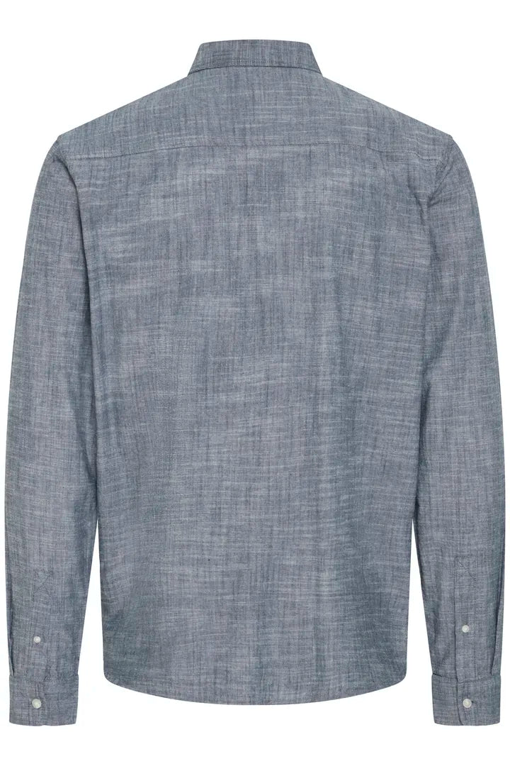 Blend Long Sleeved Shirt Dress Blue