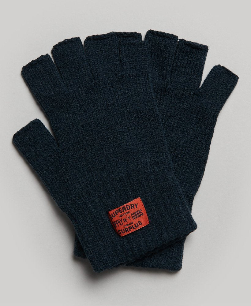 Superdry Workwear Knitted Gloves Eclipse Navy