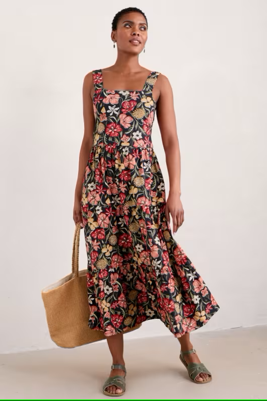 Seasalt Deep Water Tiered Dress