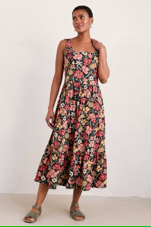 Seasalt Deep Water Tiered Dress