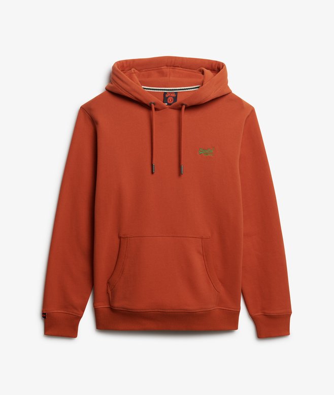 Superdry Essential Logo Hoodie Autumn Glaze Brown
