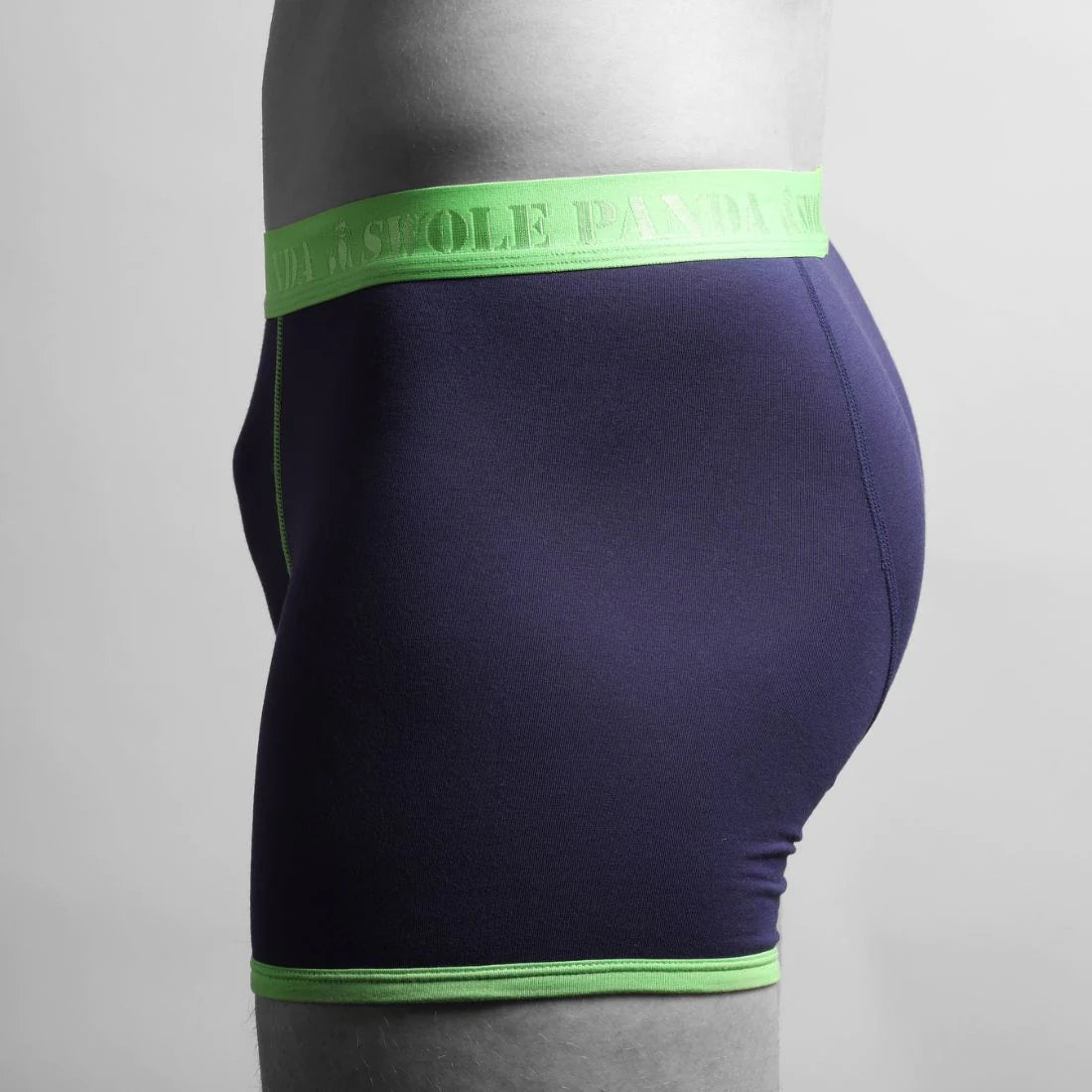 Swole Panda Bamboo Boxers Navy/Green