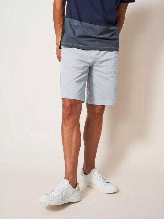 Mens Shorts White Stuff Sutton Organic Chino Shorts Light Grey