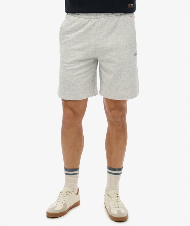 Superdry Essential Logo Jersey Shorts Varsity Grey Grindle