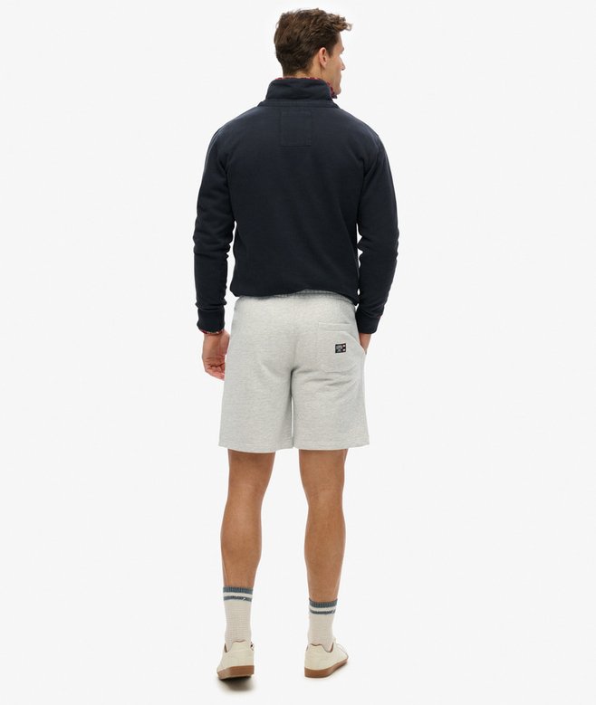 Superdry Essential Logo Jersey Shorts Varsity Grey Grindle