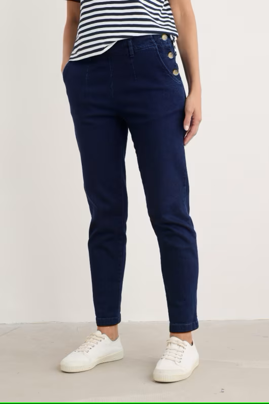 Seasalt Waterdance Trousers Dark Indigo Wash