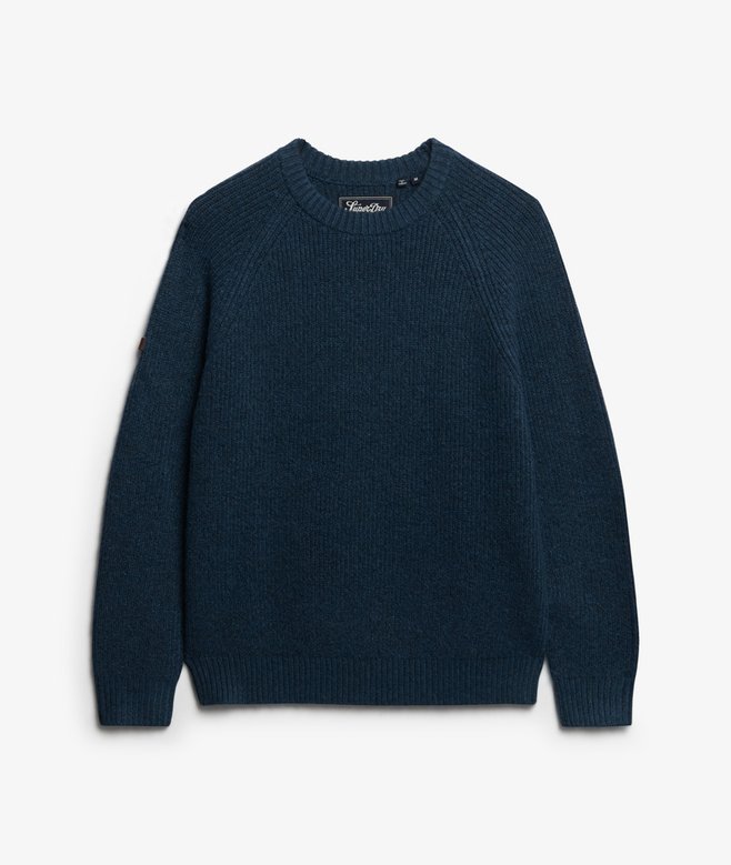 Superdry Chunky Raglan Jumper Ink