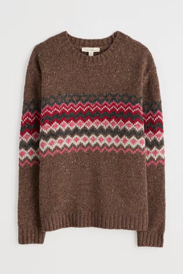 Seasalt Golden Light Jumper Sonata Gully Red Sail Mix