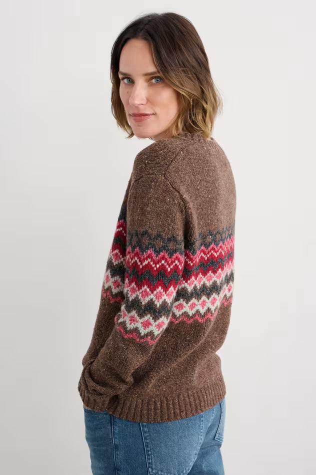Seasalt Golden Light Jumper Sonata Gully Red Sail Mix