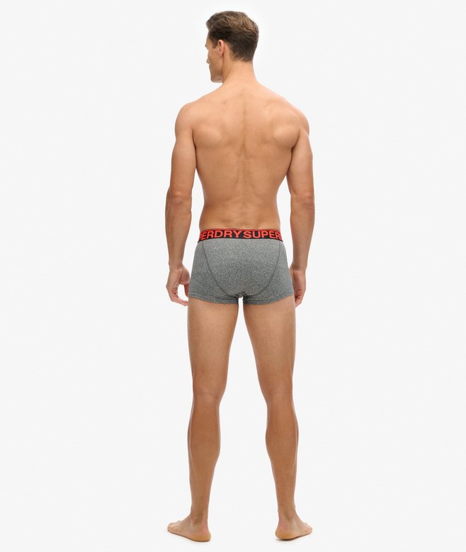 Superdry Trunk Triple Pack Karst Mega Black/Black/Bright Orange Marl