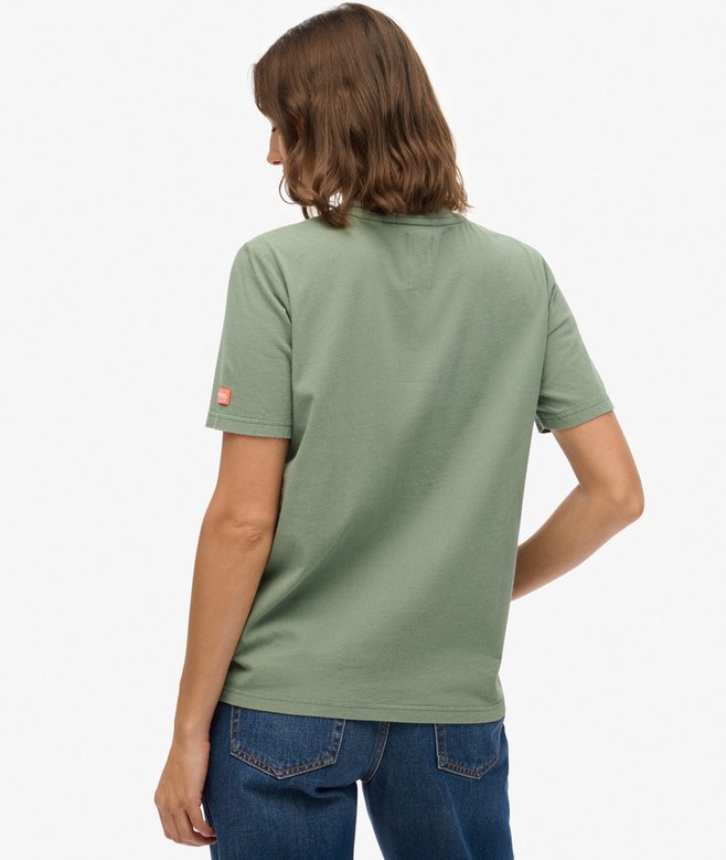Superdry Tokyo Narrative Relaxed T-Shirt Laurel Khaki