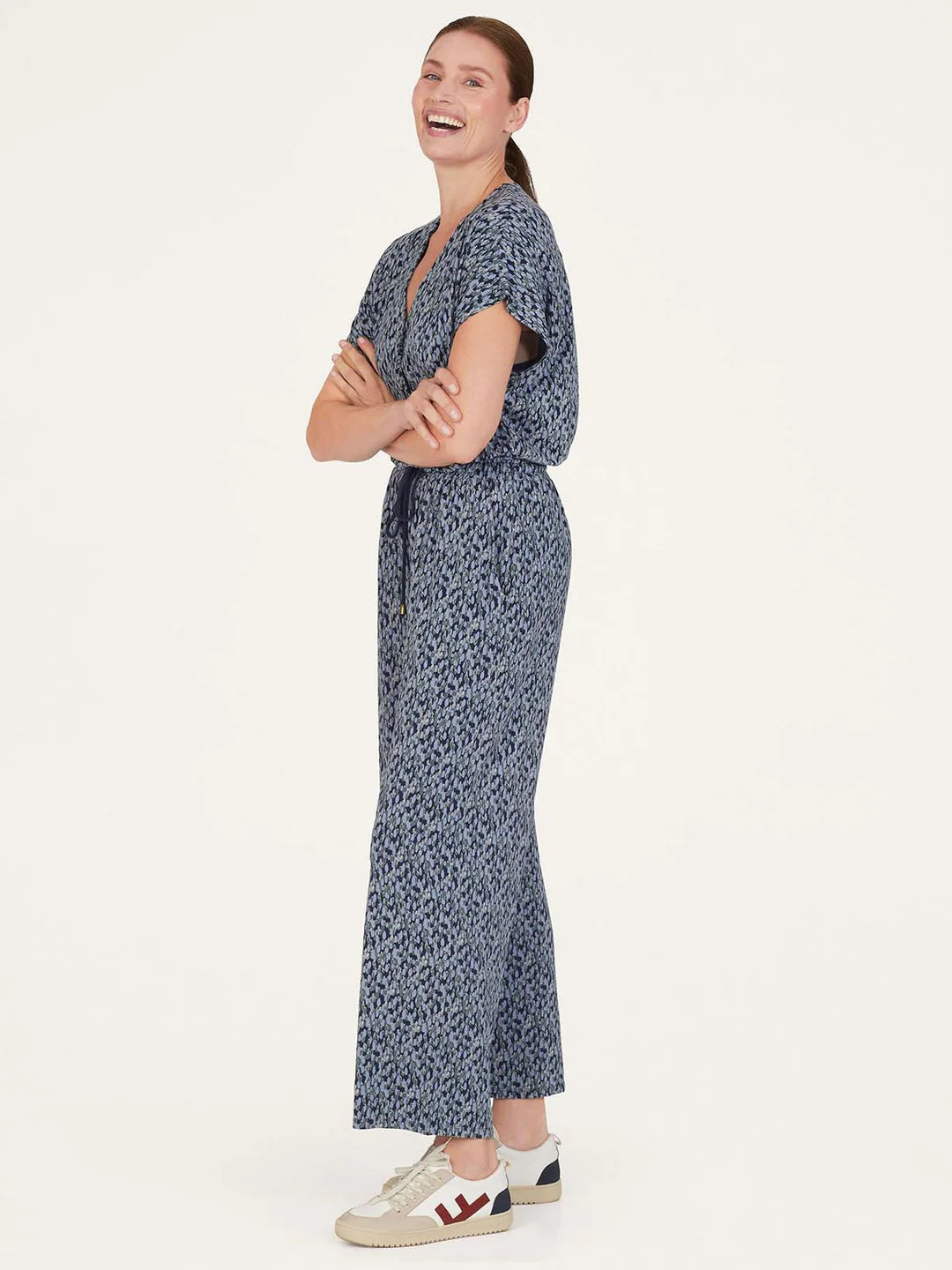 Thought Marlee Lenzing™ EcoVero™ Printed Wrap Jumpsuit