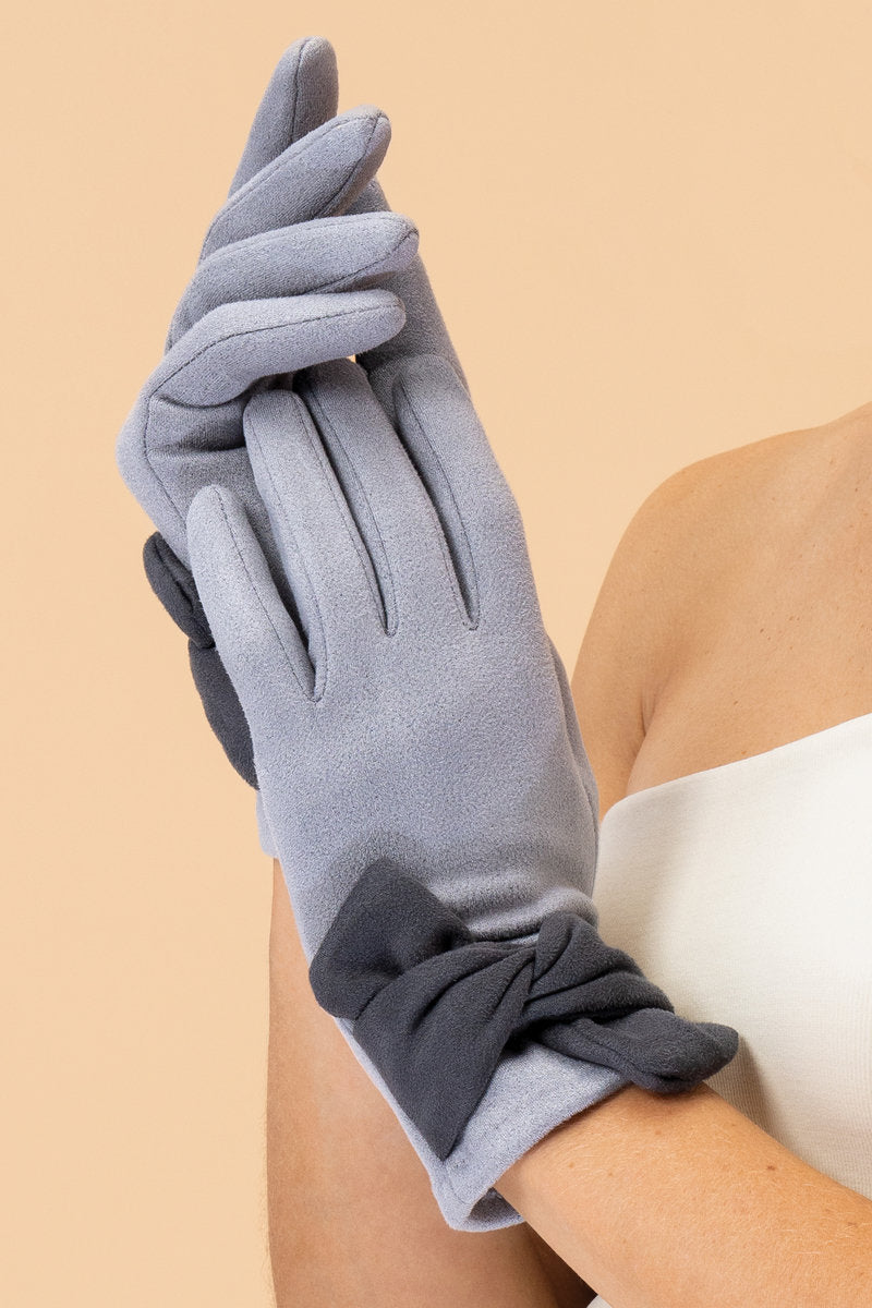 Powder Henrietta Gloves Mist & Slate