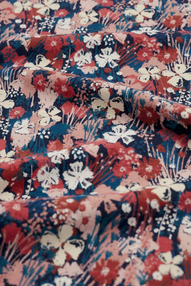 Seasalt Organic Cotton Handyband Moorland Floral Squash
