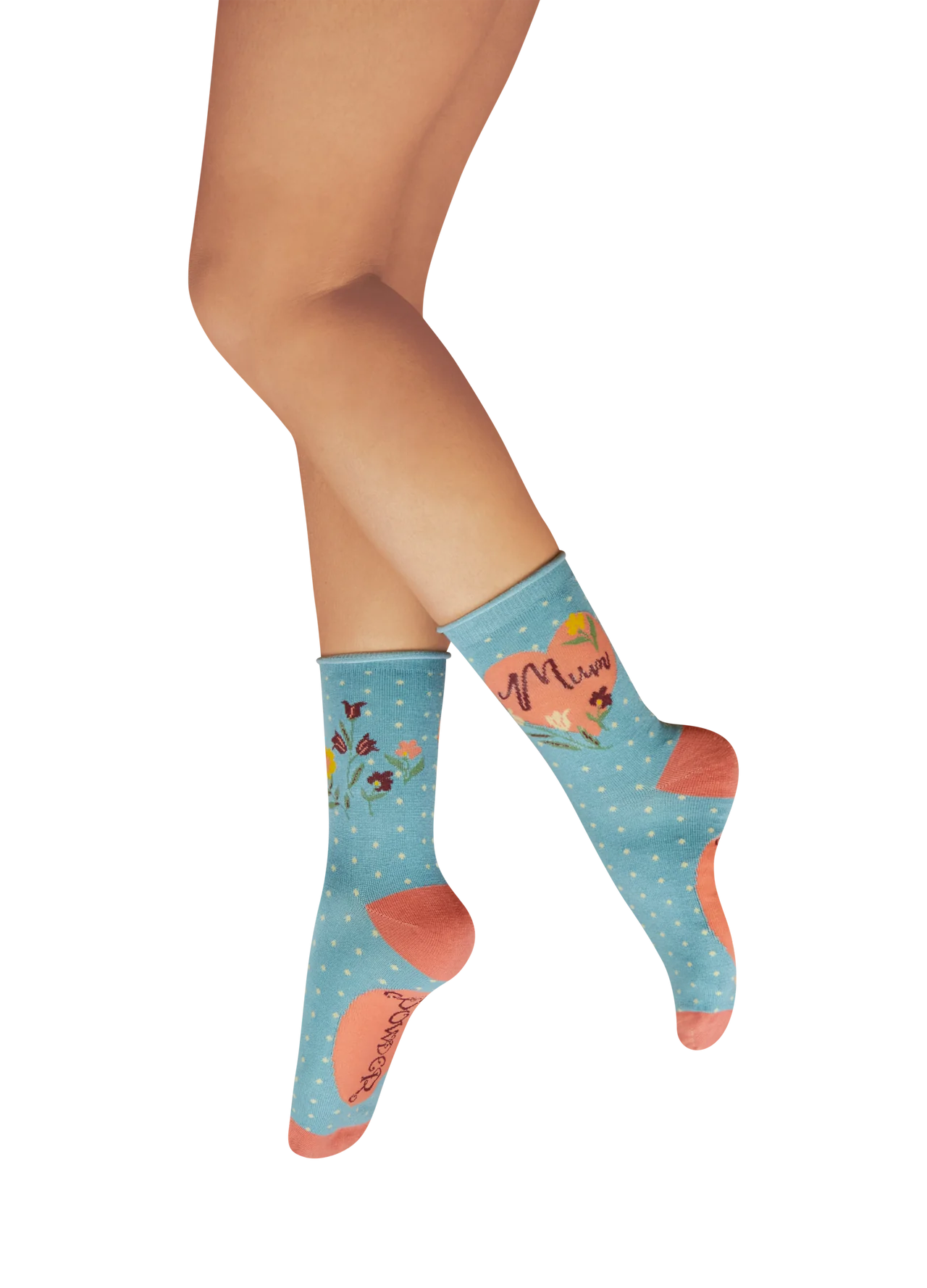 Powder Special Mum Ladies Ankle Socks Denim