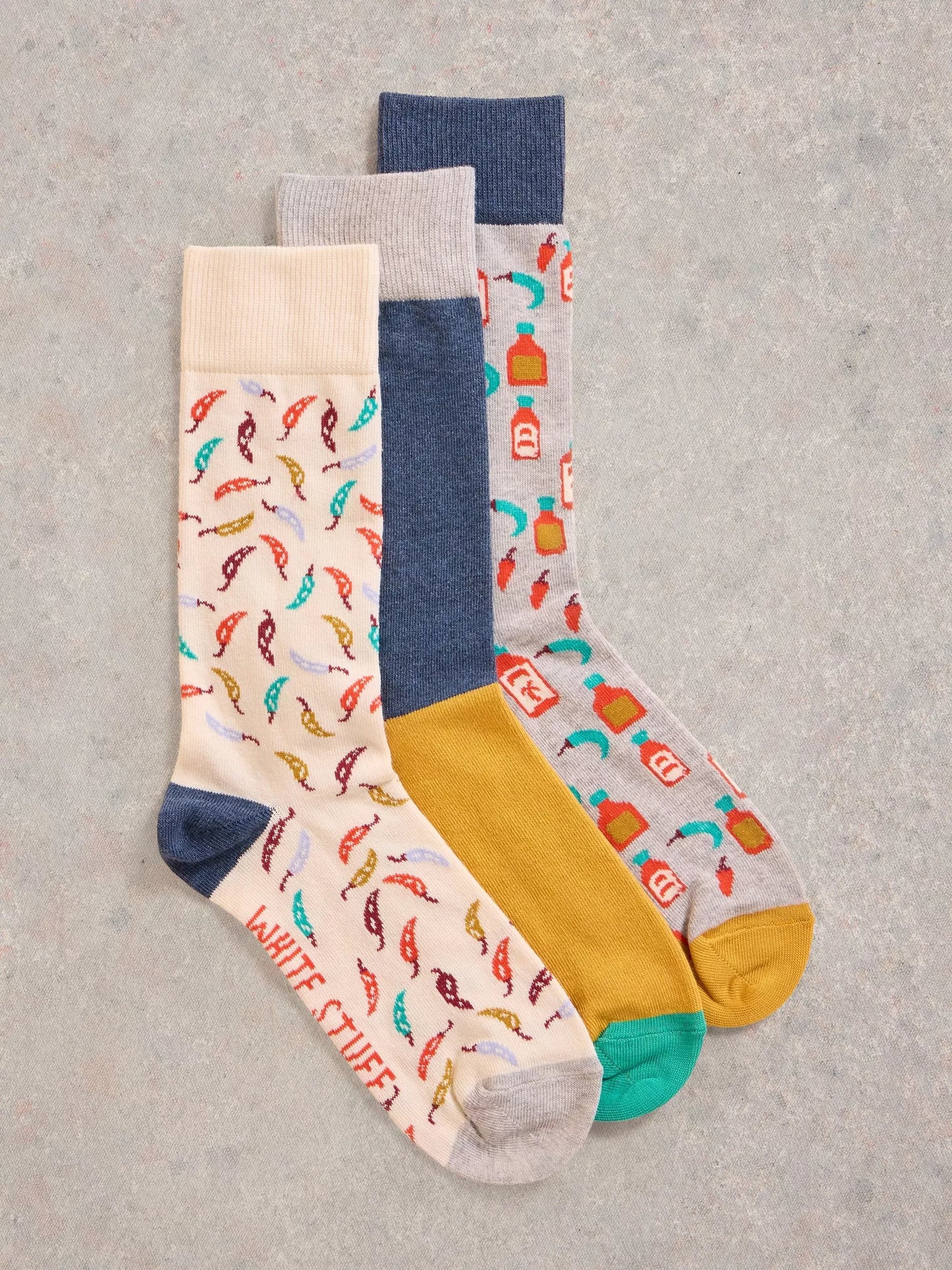 White Stuff 3 Pack Feeling Hot Ankle Socks