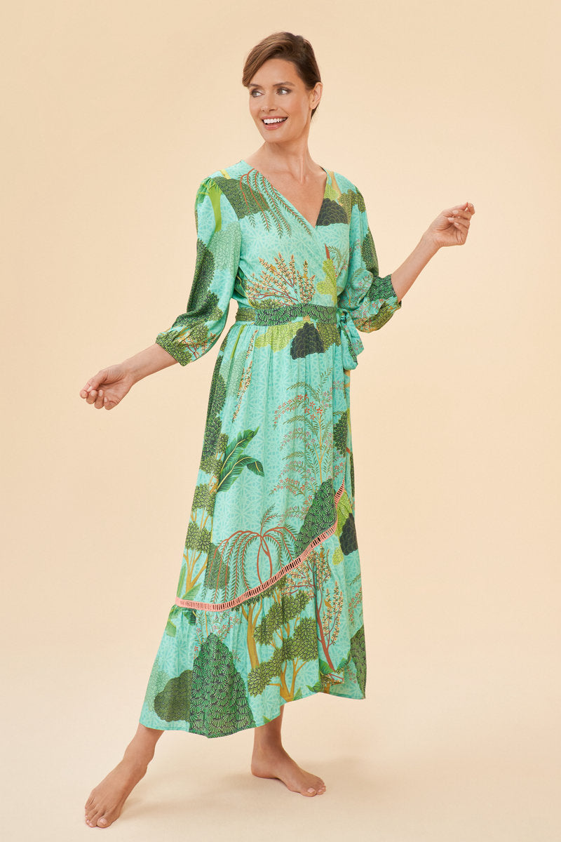 Powder Accessories Powder Clothing Powder Secret Paradise Dress Aqua Wrap yourself in Powder prints this season
