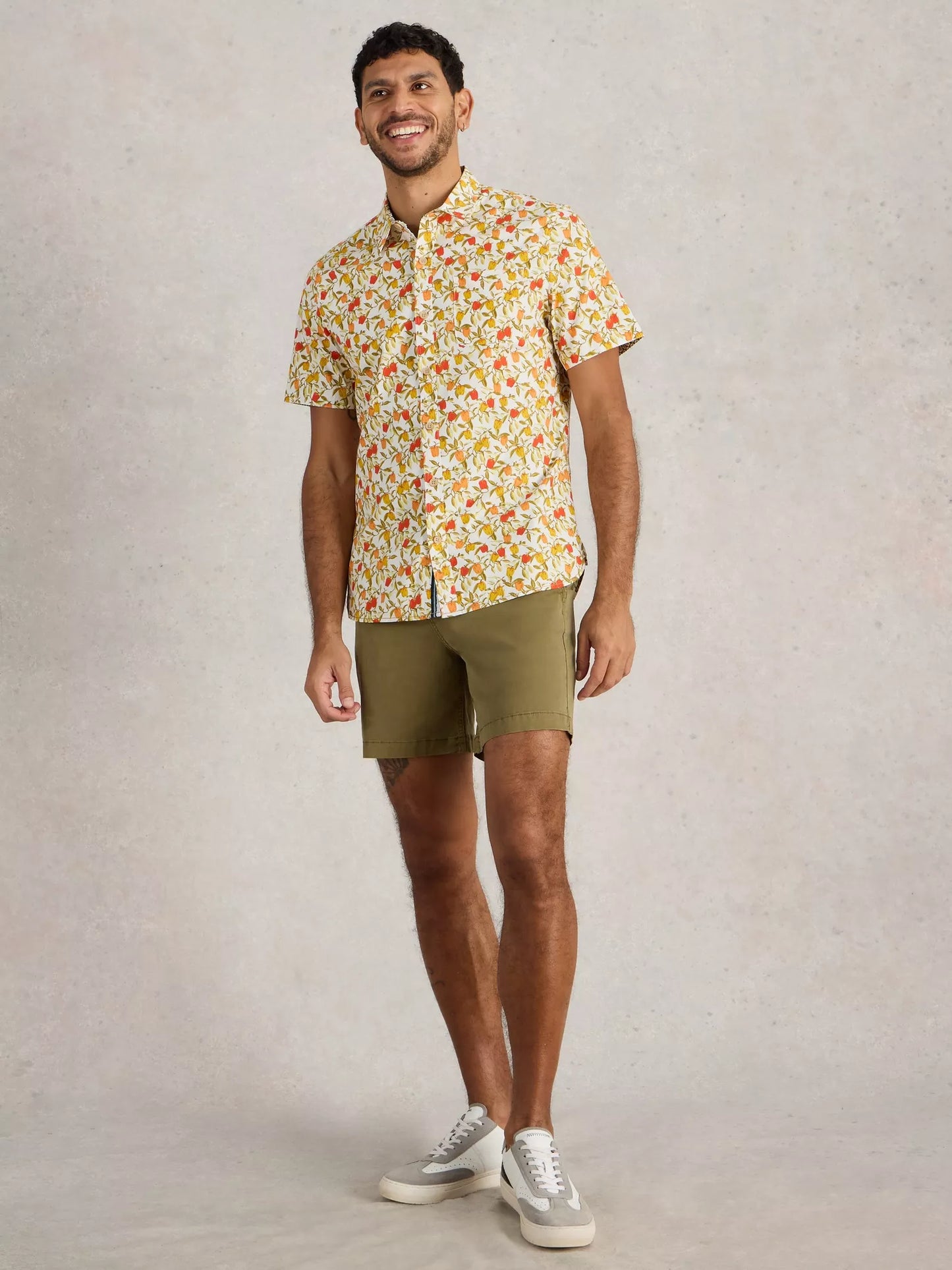 White Stuff Salcombe Peppers Printed Shirt White