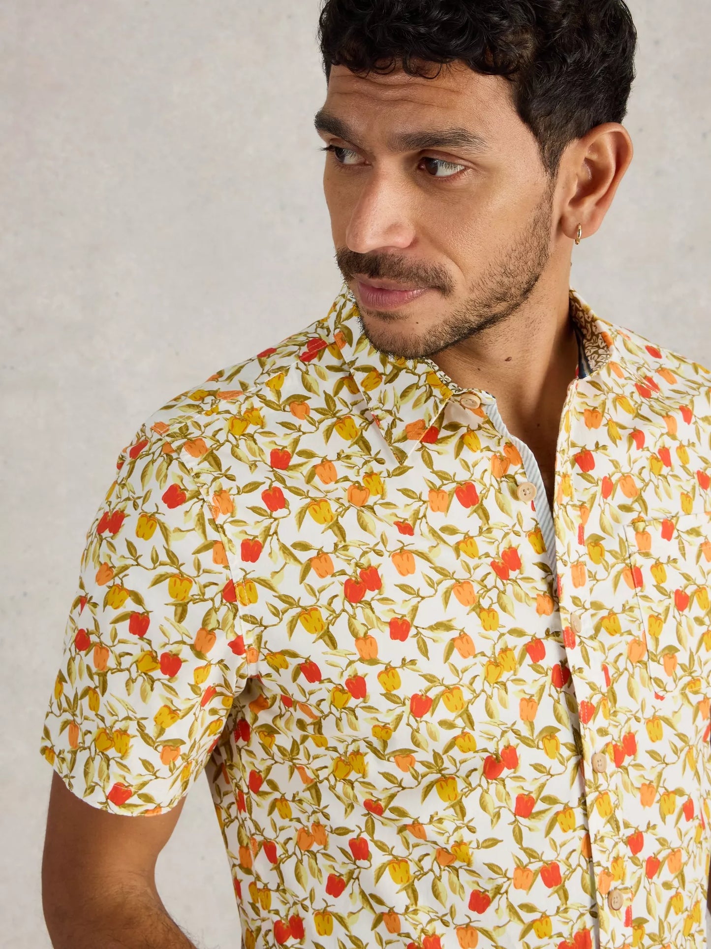 White Stuff Salcombe Peppers Printed Shirt White