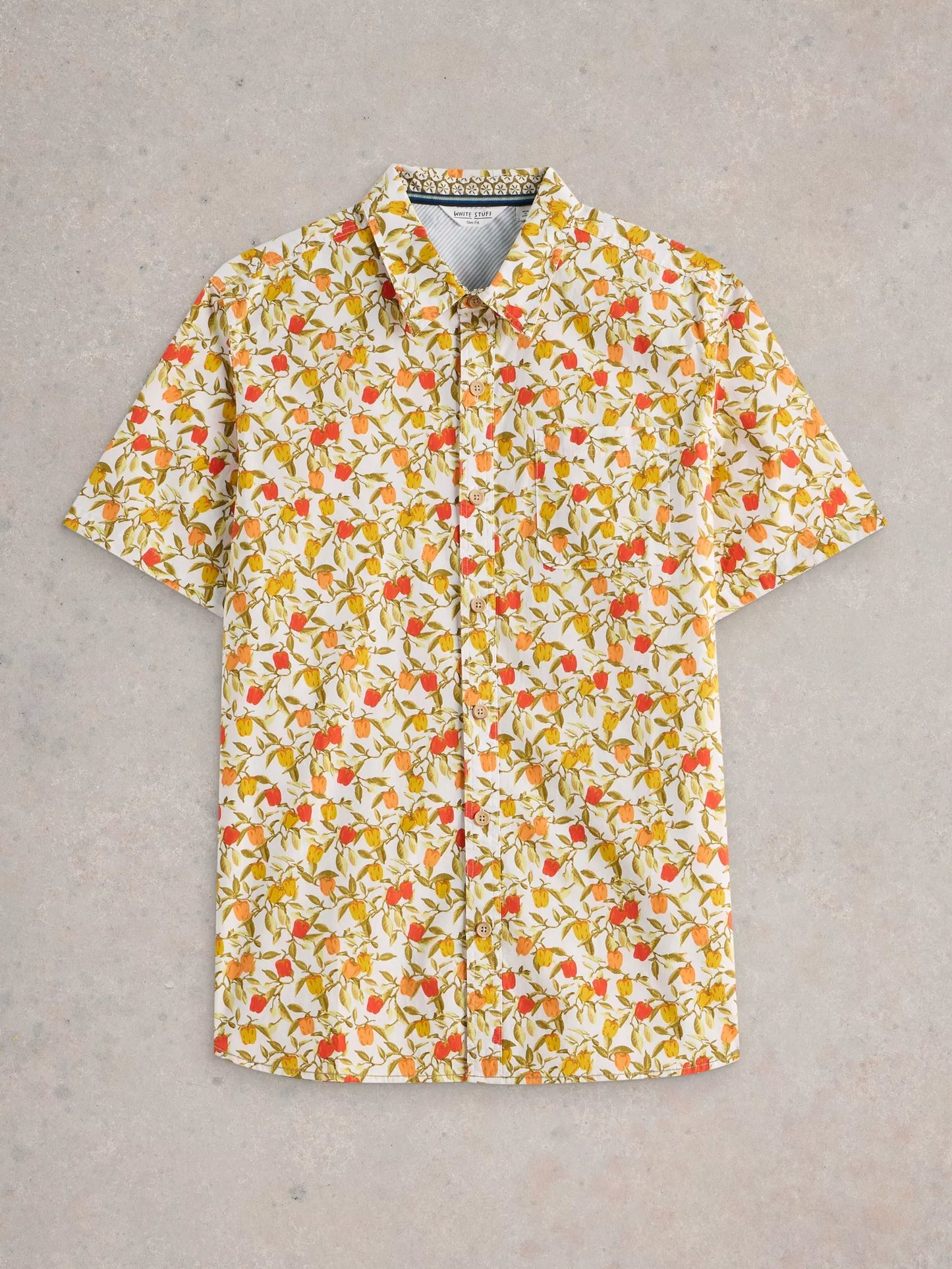 White Stuff Salcombe Peppers Printed Shirt White