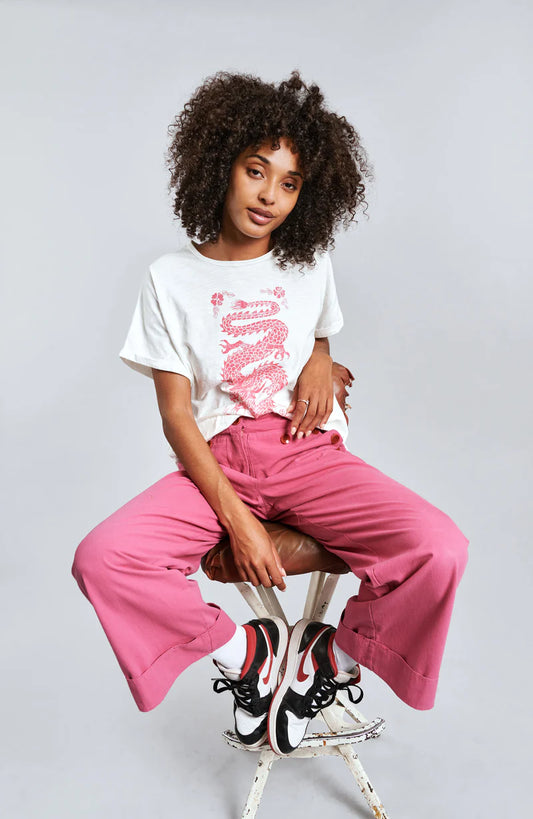 Komodo Fashion Komodo Clothing Komodo Tansy Organic Cotton Trousers Pink These trousers