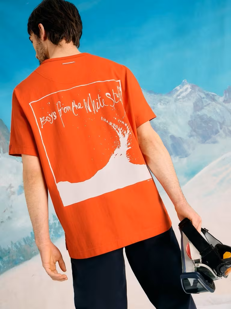 White Stuff Rewind Graphic Tee Red