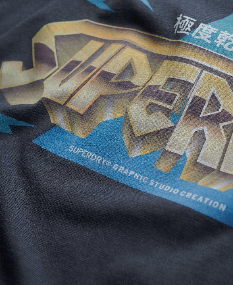 Superdry Rock Band Logo Relaxed Tee