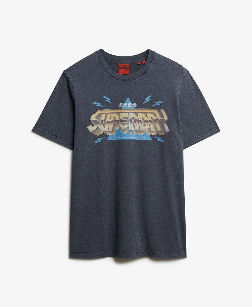 Superdry Rock Band Logo Relaxed Tee
